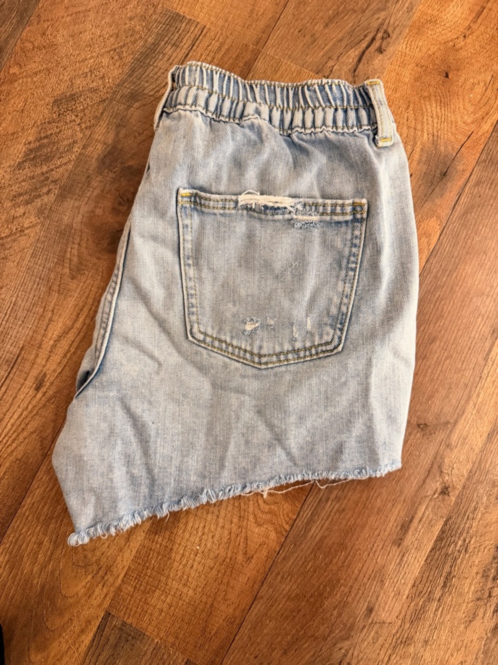 aerie Light Blue Denim Jean Shorts